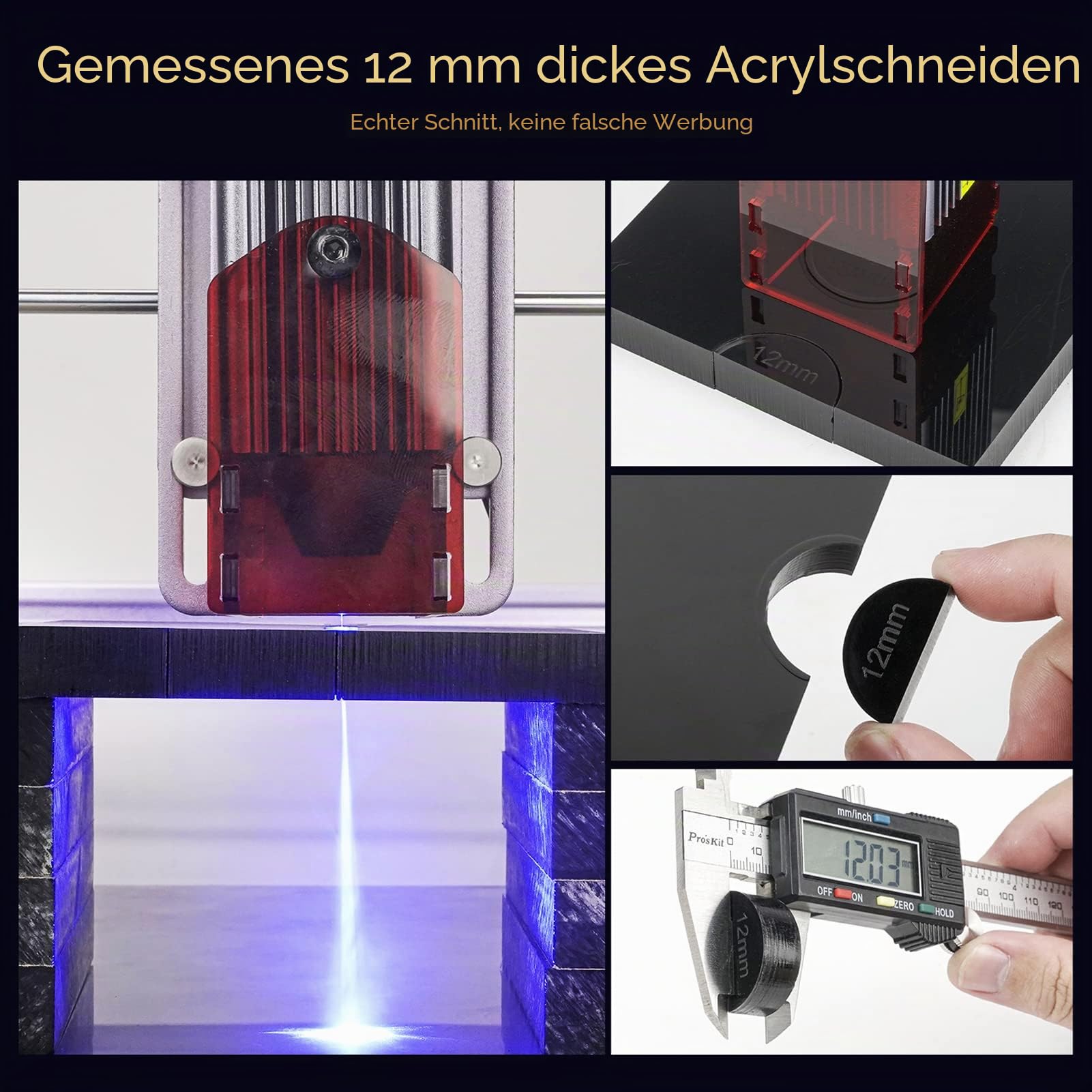 ATOMSTACK A5 PRO Laser Graviermaschine 40W, Komprimierter Punkt, schnelle und genaue CNC Carving DIY Laserschneider Gravurmaschine für Holz, Augenschutz mit festem Fokus, 410 x 400 mm