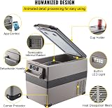 VEVOR Glacière Électrique Voiture, 45 L, Réfrigérateur Portable à Compression, 60 W, Mini Frigo, 69,3x34,5x45,6 cm, Glacière Électrique, Mini Congélateur Compresseur pour Maison/Voiture/Camping - 5