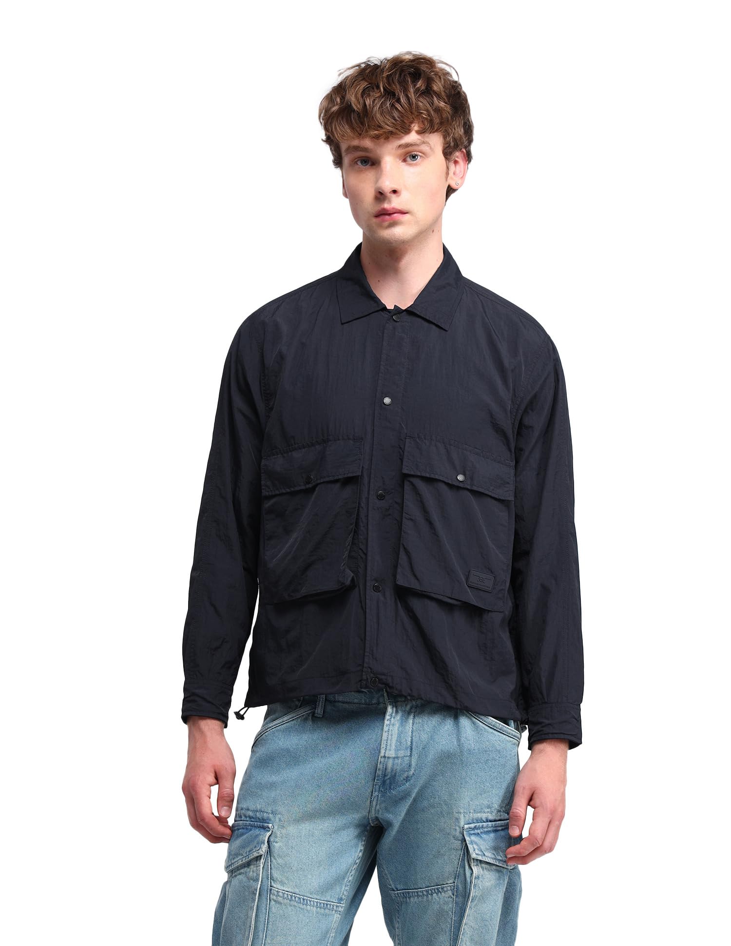 flying machine FMJCK2807 BLUE Mens Jackets-picture-11