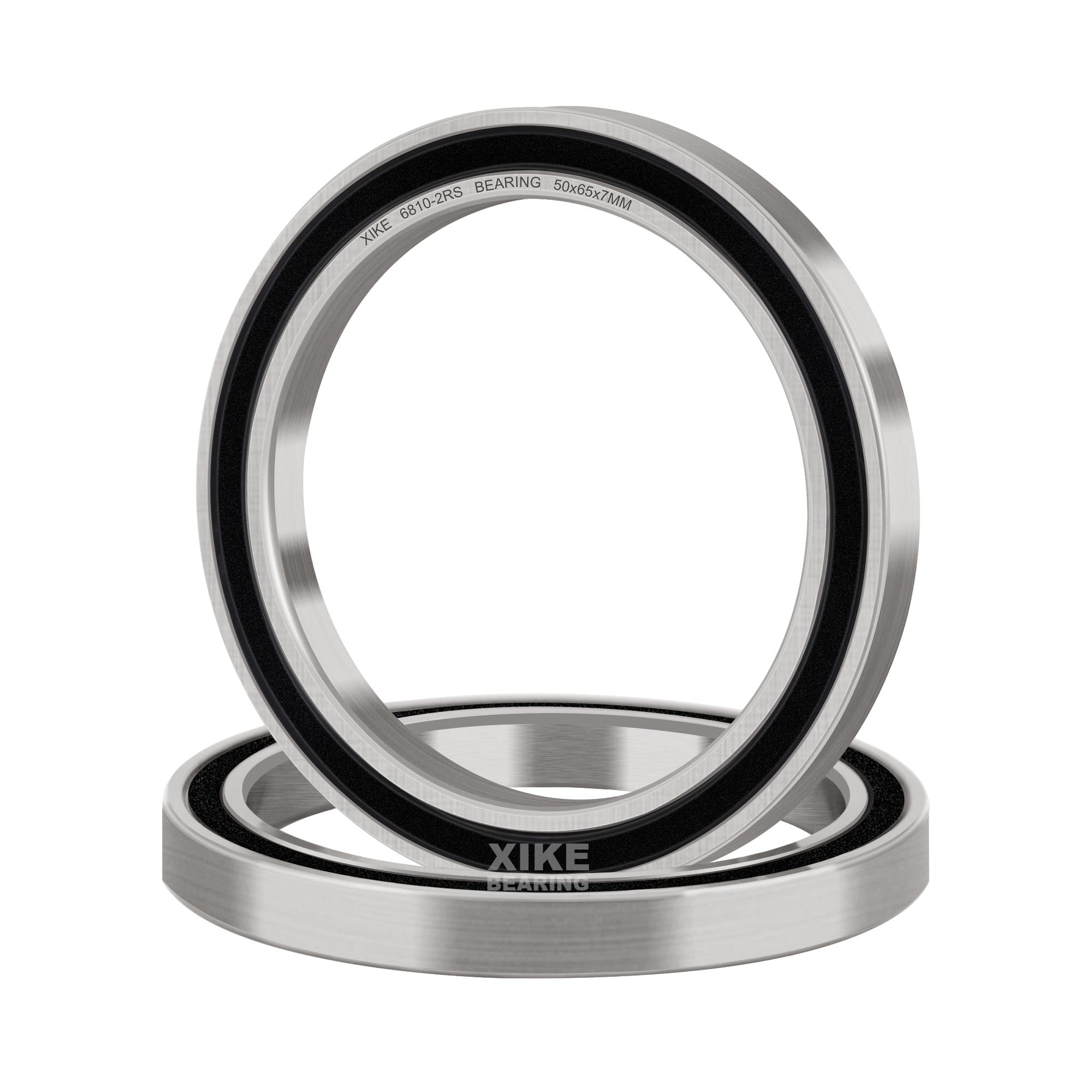 QUARKZMAN 2pcs 6810-2RS Ball Bearings Groove Ball QUARKZMAN 2pcs 6810-2RS Ball Bearings Groove Ball