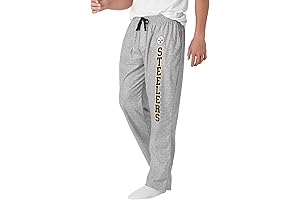 Pittsburgh Steelers Women's Fleur De Lis Steel Gray Lounge Pants