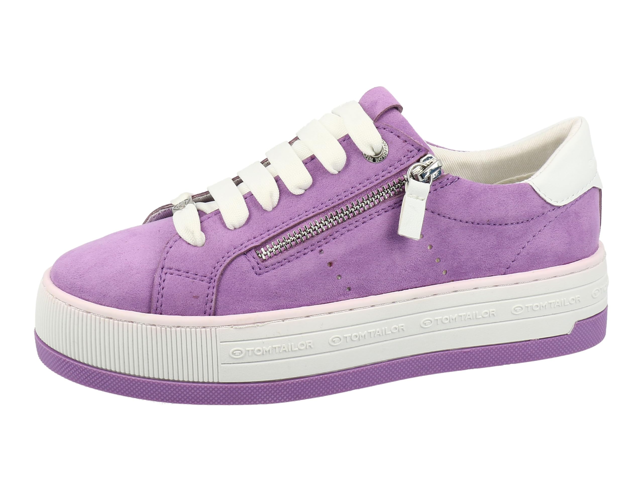 TOM TAILOR Women's 5391305 Sneaker, Lilac, 10 UK
