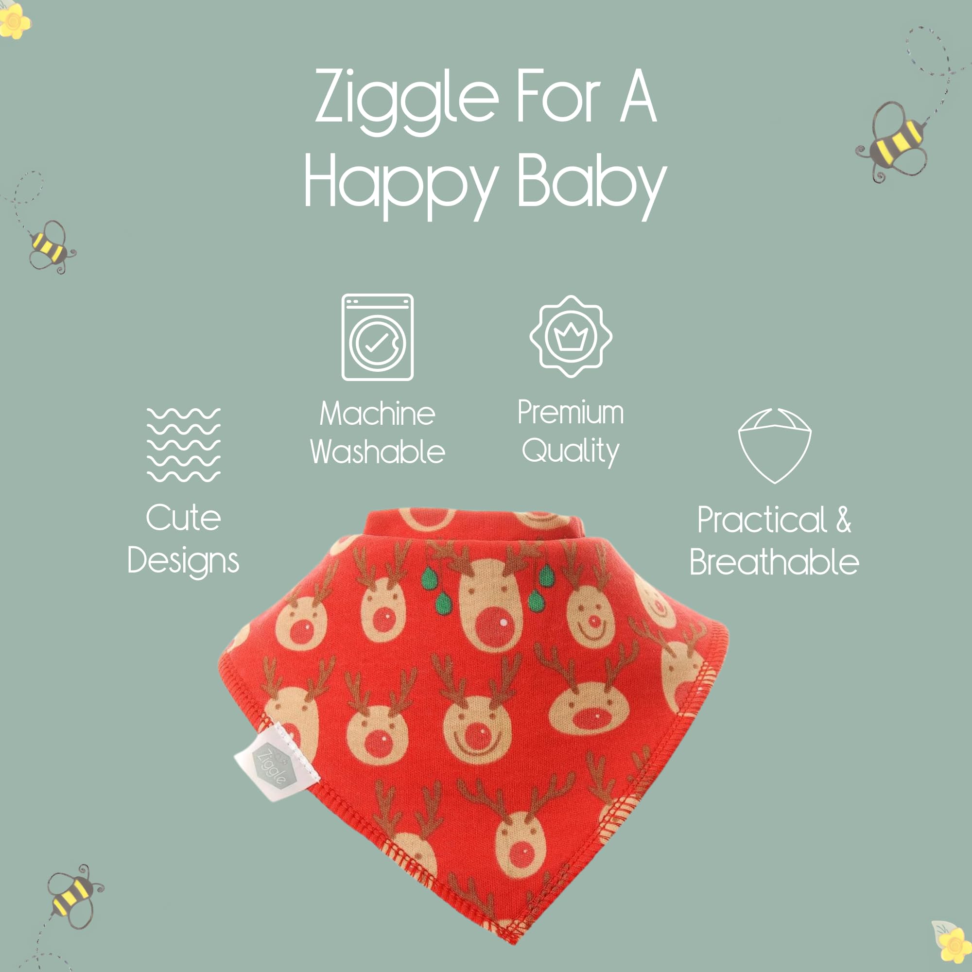 Bandana Dribble Bibs - Cotton Front Baby Bibs Newborn to 24 Months - Newborn Baby Gifts - Bibs For Comfortable Kids — view 102