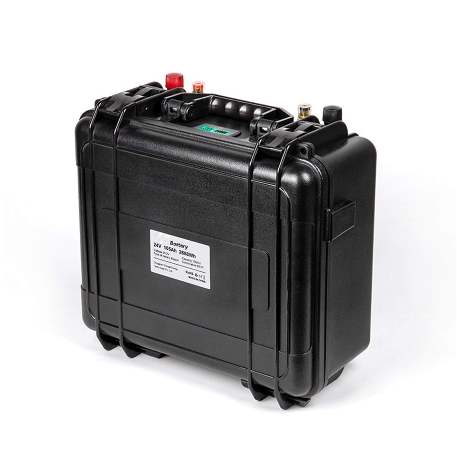 Amazon.co.jp: LiFePO4 24V 100Ahバッテリーパック、内蔵100A BMS 