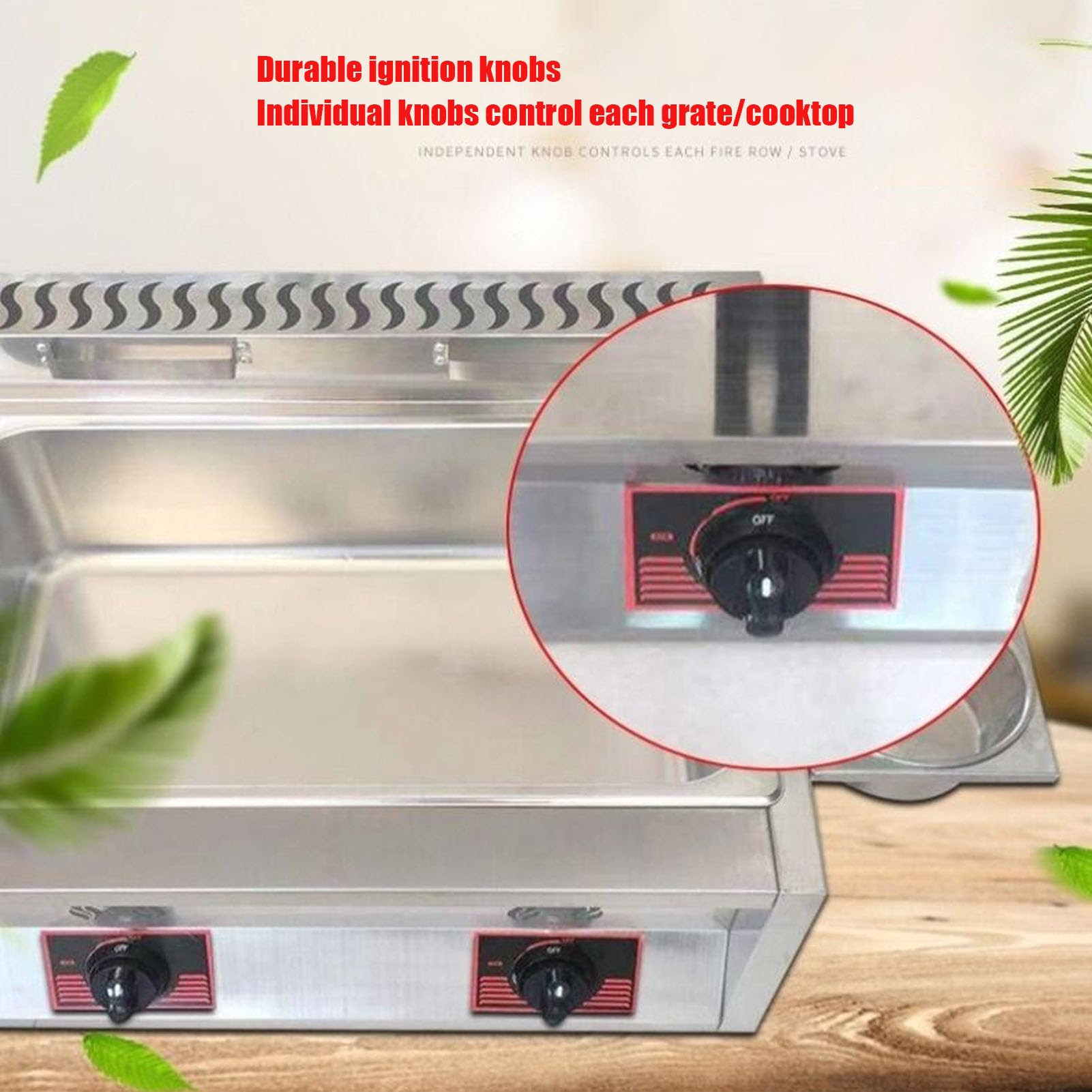 Freidora De Gas Profesional, Alta Salida De Calorfreidora Profesional para Restaurantes Comerciales Y Cocina DoméStica Freidora De Acerocon Cesta
