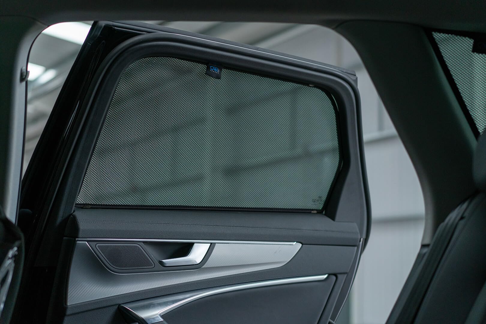 CAR SHADES zestaw kompatybilny z Audi A6 C8 Avant 2018- (6 sztuk) - niestandardowe osłony przeciwsłoneczne do samochodów