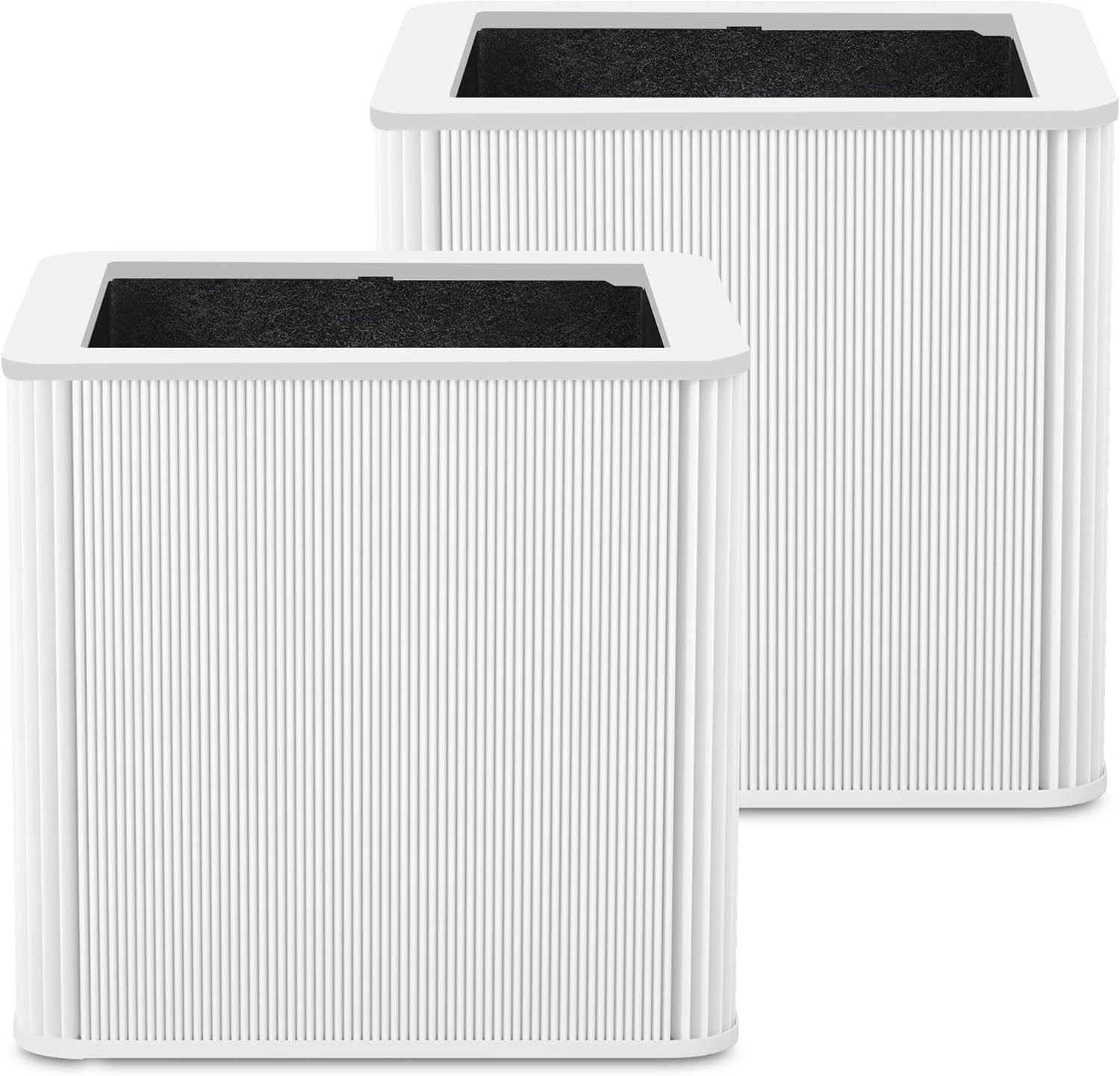 211+ Replacement Filter Compatible with 211+ Air Purifier, 2-Stage Filtration System of H13 True Filter and Activated Carbon Filter, White, 2 Pack