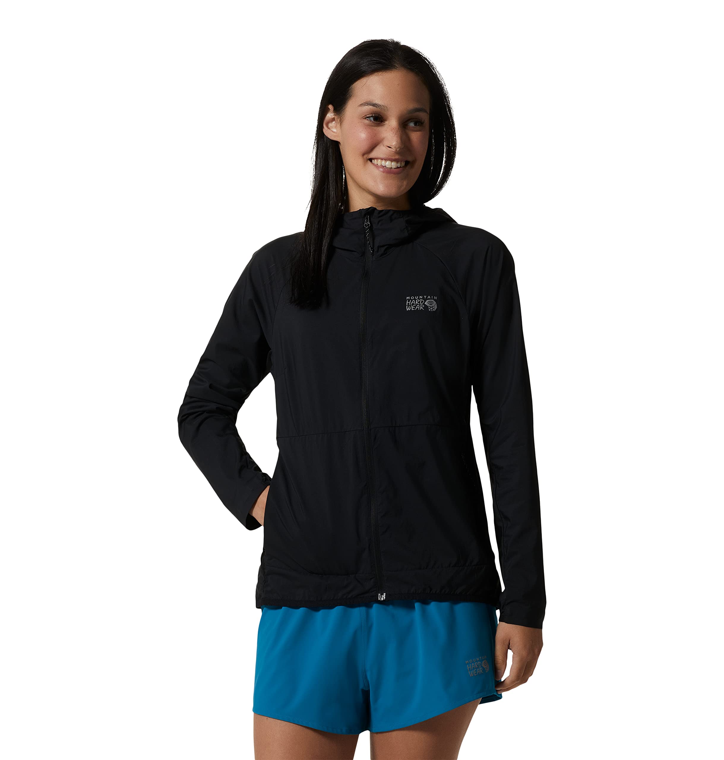 Mountain Hardwear Women's Black Kor Airshell Hoody, Xs