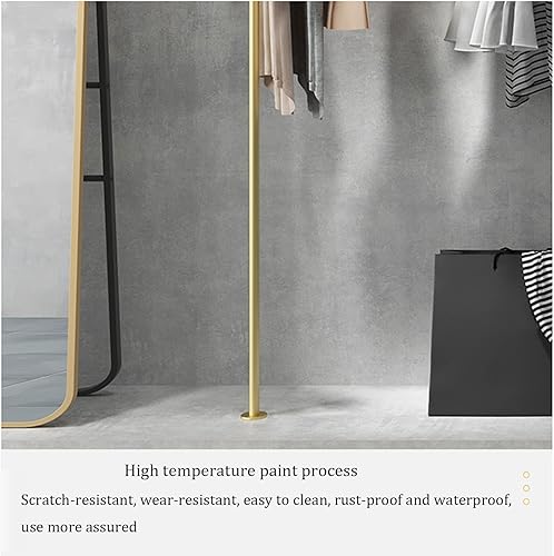 Miniatura 5 de Tienda de ropa boutique perchas de metal Perchas de exhibición de ropa,Percha de oro moderna montada en la pared,Tienda minorista de ropa estante de