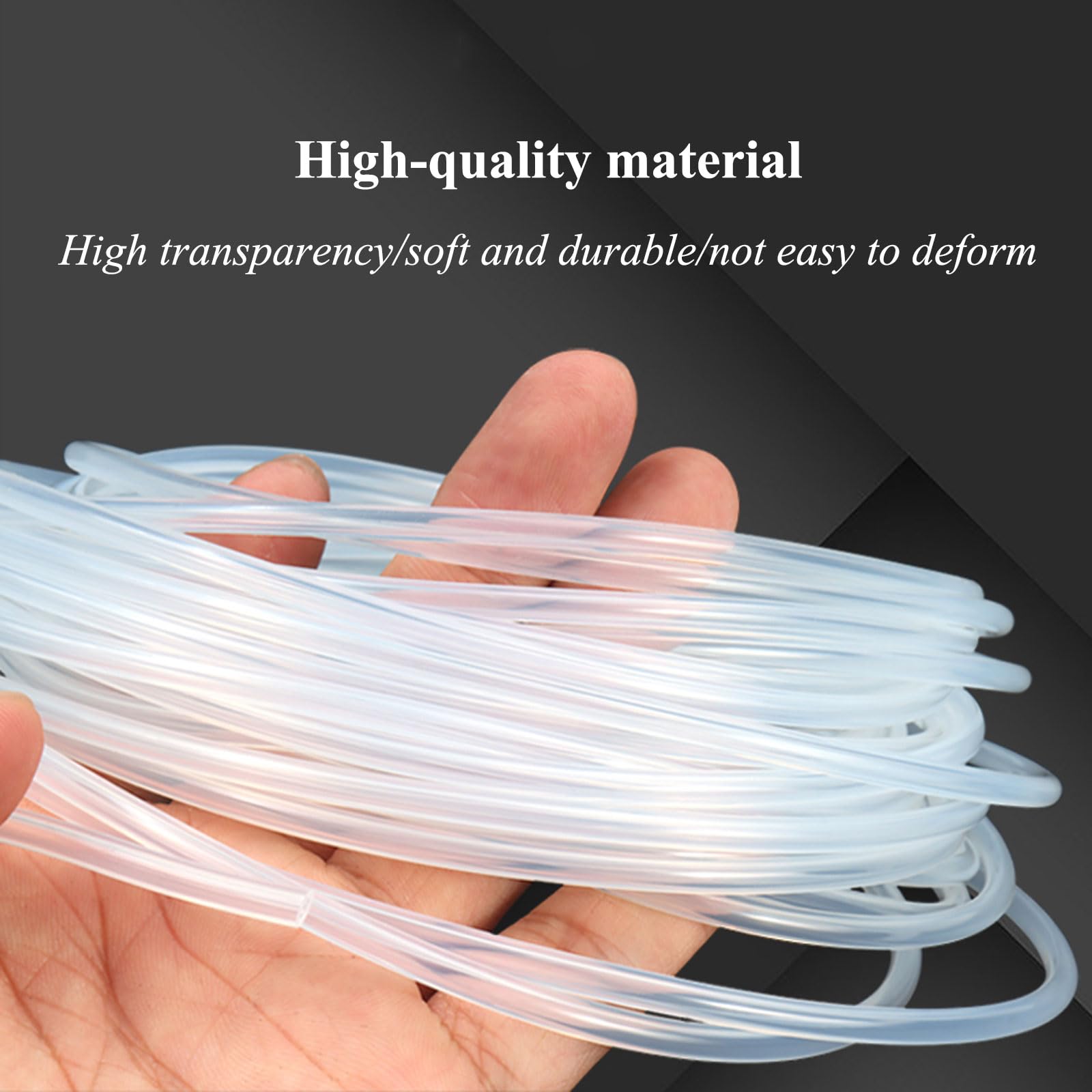 Tubo de goma de silicona flexible transparente, tubo de silicona de 7 mm de diámetro interior de 12 a 25 mm de diámetro exterior de 1 m de longitud (13 mm x 7 mm)