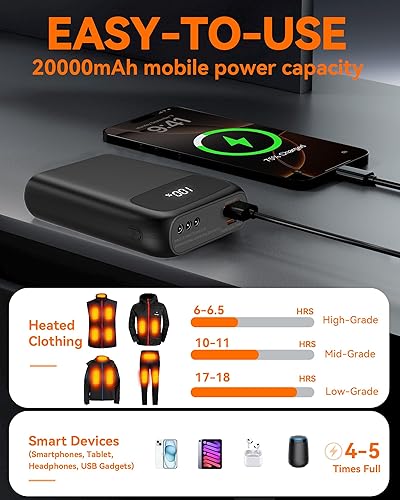 Miniatura 5 de Banco de energía para chaleco térmico