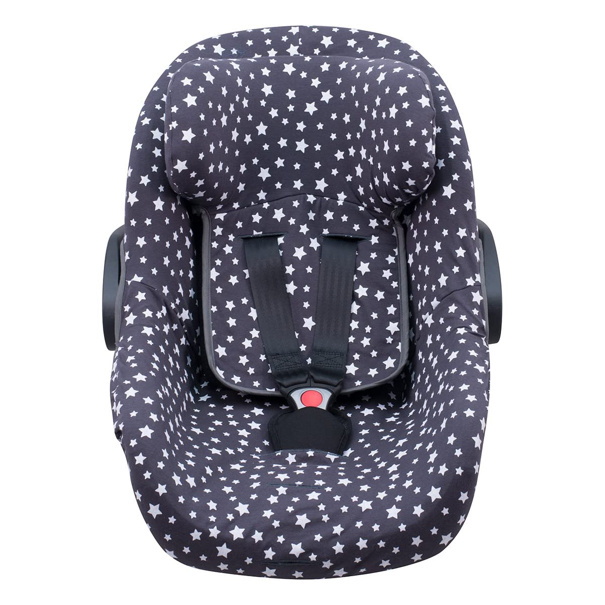 JYOKO KIDS Fodera copri seggiolino auto in cotone Compatibile con Pég Perego Primo Viaggio, Uppababy Mesa GO (WINTER SKY)