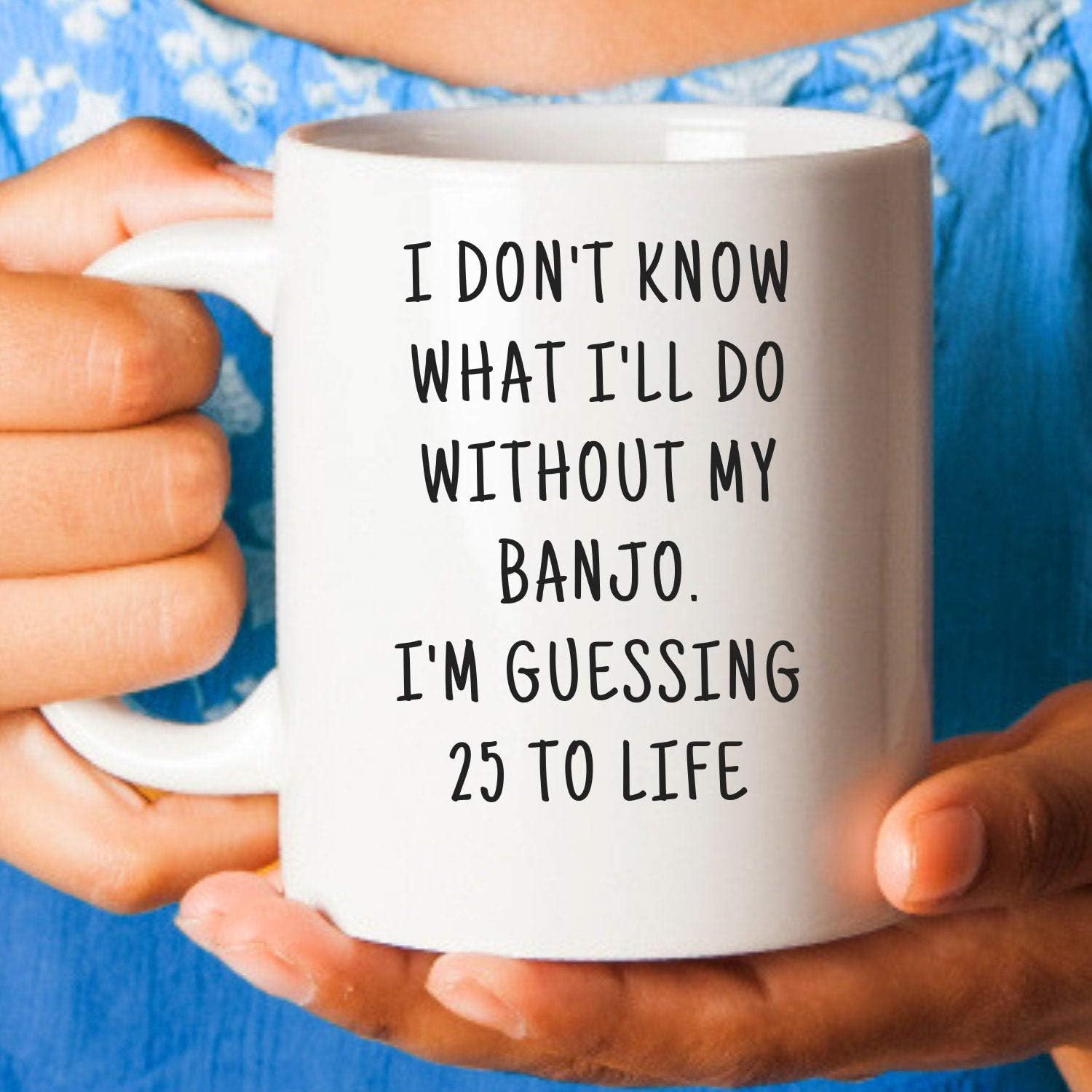 Banjo Player Gifts, Banjo Coffee Mug For Men Or Women, Best