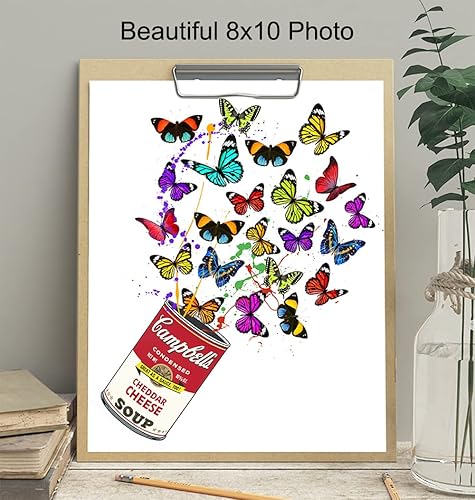 Miniatura 4 de Pop Art Wall Art & Decor - Andy Warhol Style Modern Art - Andy Warhol Soup Can Poster, 8x10 - Contemporary Modern Print, Graffiti Wall Decor for