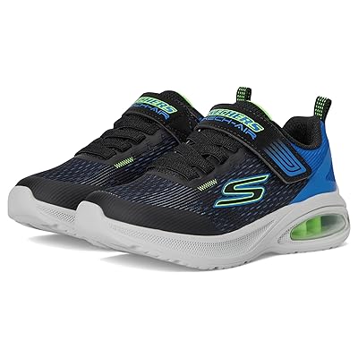 SKECHERS KIDS Microspec Max Advance squad p 404105L (Little Kid/Big Kid) Boys Shoes Black/Blue/Lime