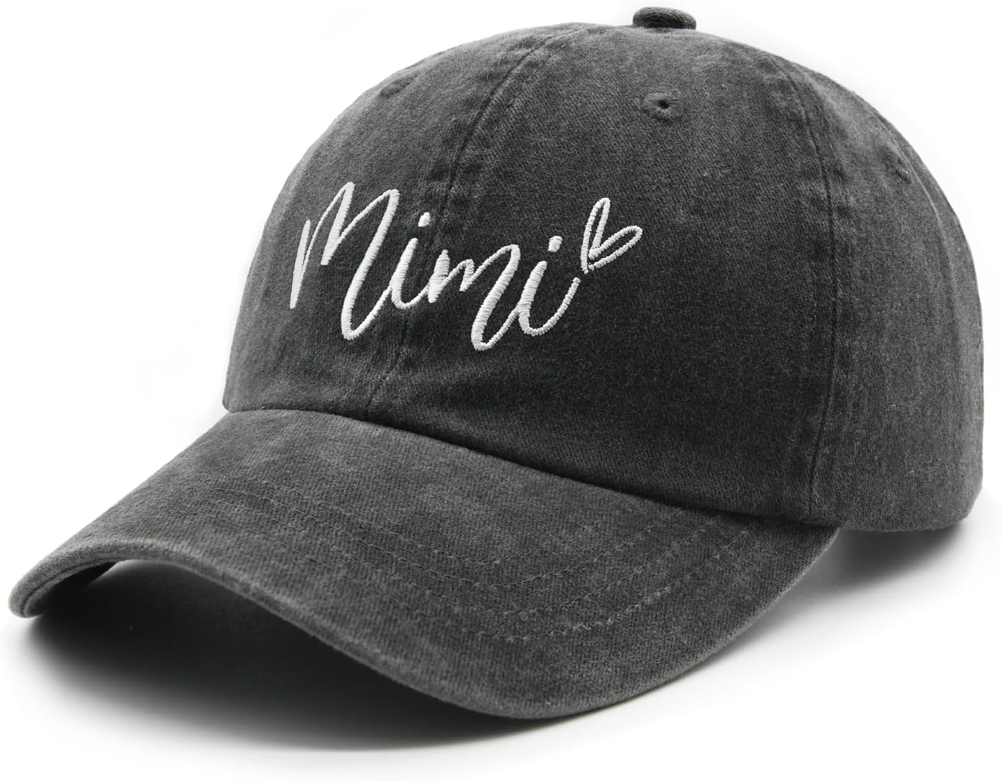 Mimi Hat for Women, Adjustable Embroidered Baseball Cap for Grandma - Image 2