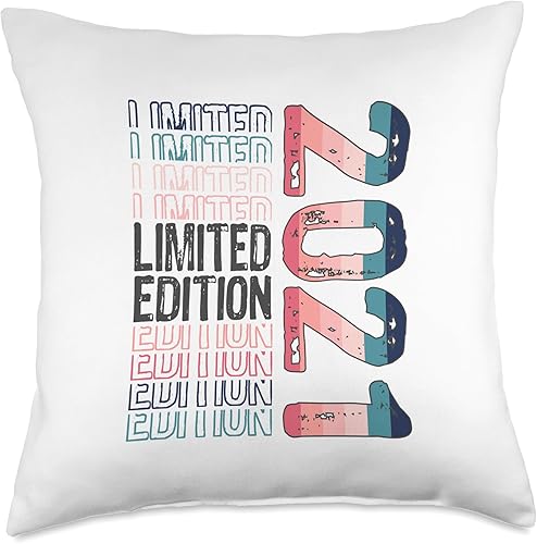 Miniatura 4 de Limited Edition Vintage 2021 Retro Birthday Throw Pillow