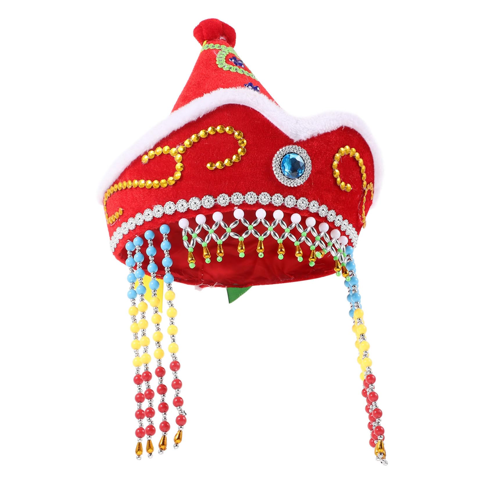 NAMOARLY Funny Cloth Hat Party Supply Chinese Qing Style Hat Kids Carnival Photo Prop Easy to Wear