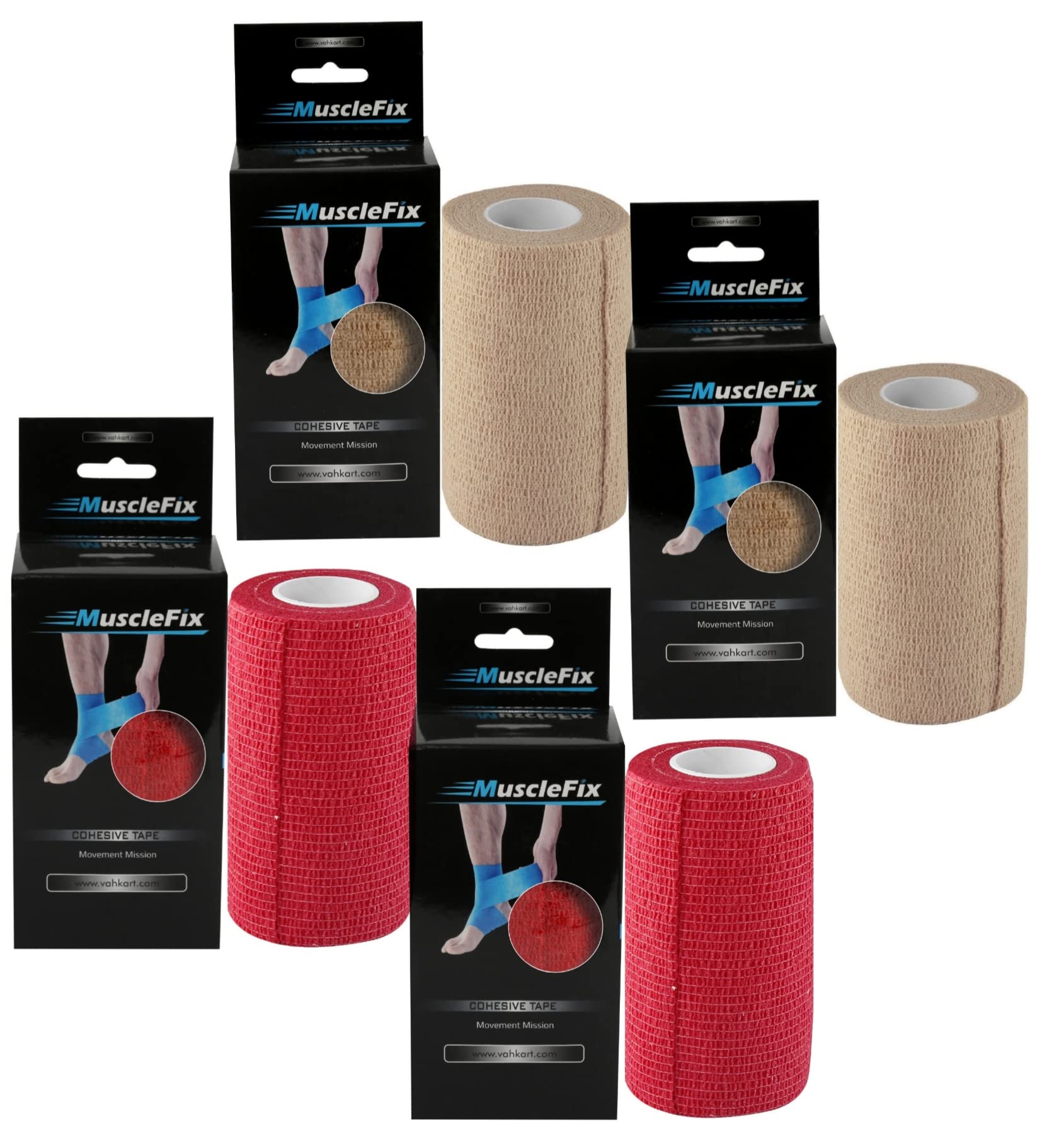 See full amazon price history chart for MuscleFix Vet Wrap Cohesive Self Adhesive Bandage for Humans & Pets (Dogs, Cats, Birds), Breathable, Elastic (10cm X 4.5 mtr, Pack of 4) Red & Beige MuscleFix Vet Wrap Cohesive Self Adhesive Bandage for Humans & Pets (Dogs, Cats, Birds), Breathable, Elastic (10cm X 4.5 mtr, Pack of 4) Red & Beige (B0B5N8ZG7C) Amazon Price History, Amazon Price Tracker