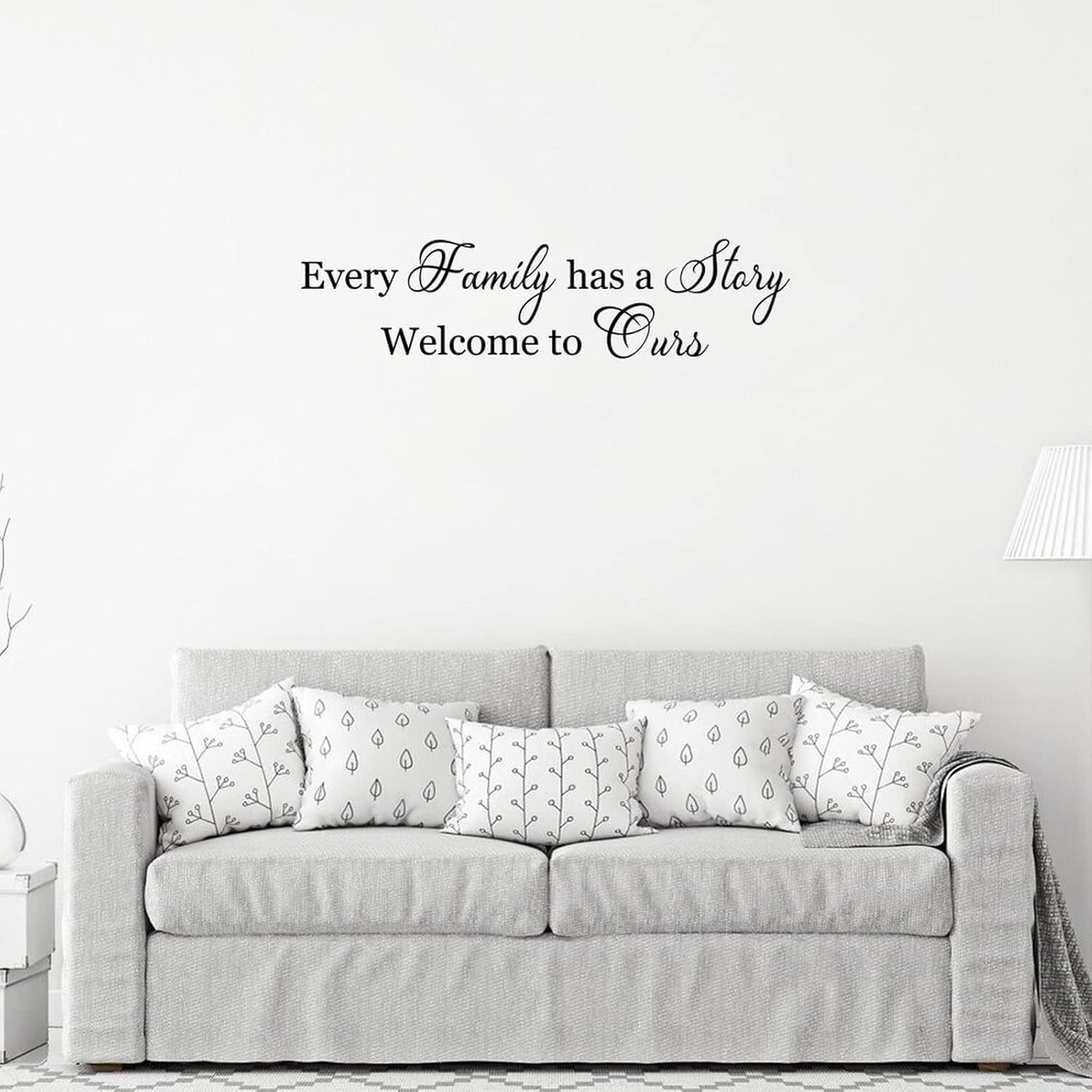 Love Quote Vinyl Wall Decals Every Family Has A Story
