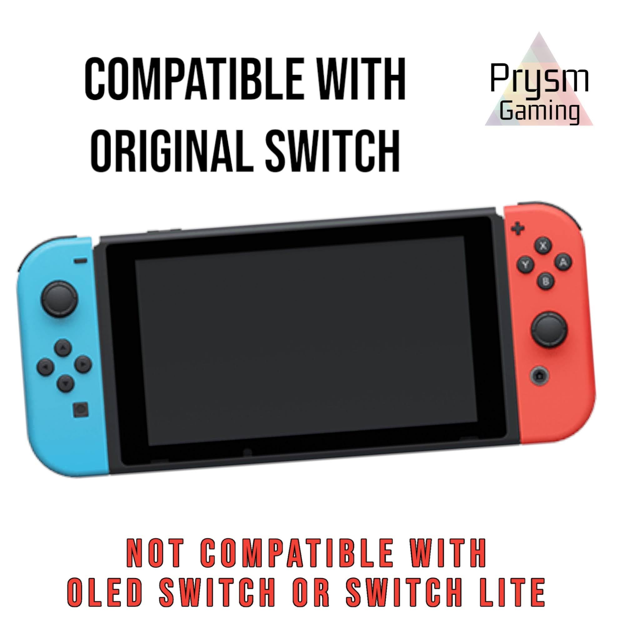 Coque de protection en caoutchouc TPU robuste et résistante pour console Switch originale OLED et Joy Cons (Super Smash Bros, Original Switch)