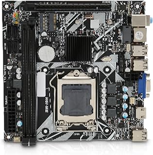 Placa-mãe Mini ITX, Placa-mãe H6 ME Dual Channel DDR3 Com Slot de CPU LGA 1155, VGA, HDMI, 10 Interfaces USB 2.0, Placa-mãe PCIe 16X Multiphase Power