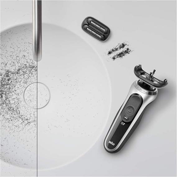 Braun EasyClick Stubble Beard Trimmer Attachment For New Generation Series 5, 6 and 7 Electric Shaver, With Four Different Stubble Lengths, Black