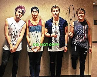 5 Five Seconds Of Summer full band reprint signed photo #3 RP - coolthings.us