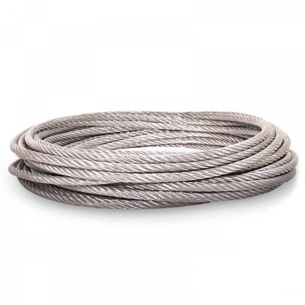 70m cable de acero 2mm 1x19 Cuerda de acero bosque cuerda del cabrestante cuerda alambre de acero galvanizada