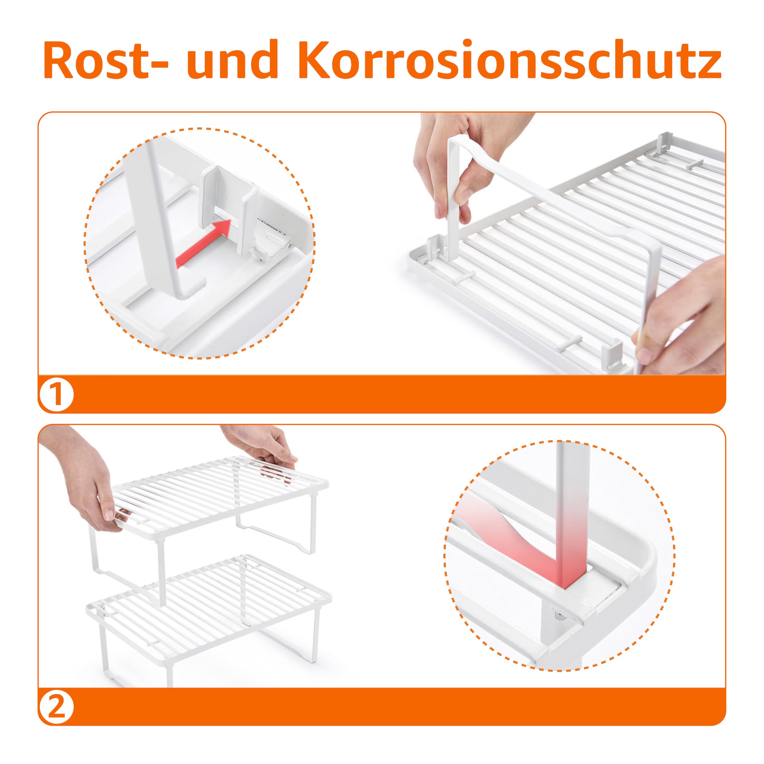 Stapelbare Ebenen statt Chaos im Schrank