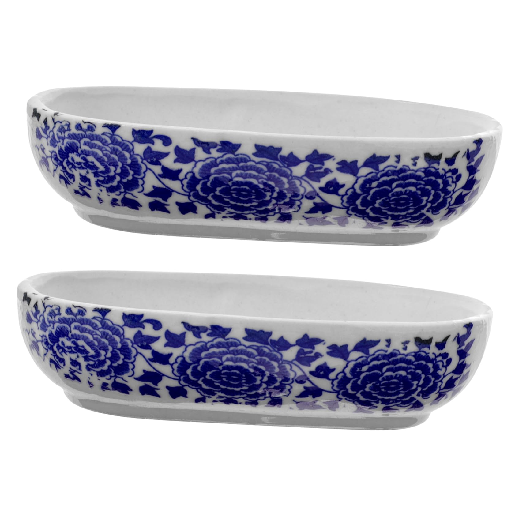Mipcase 5 Set di Robuste Vasche da Bagno per Uccelli in Plastica Vasche da Bagno per Pappagalli Facili da Pulire Vaschette per Il Bagno degli Uccelli Domestici 2 Pezzi * 5
