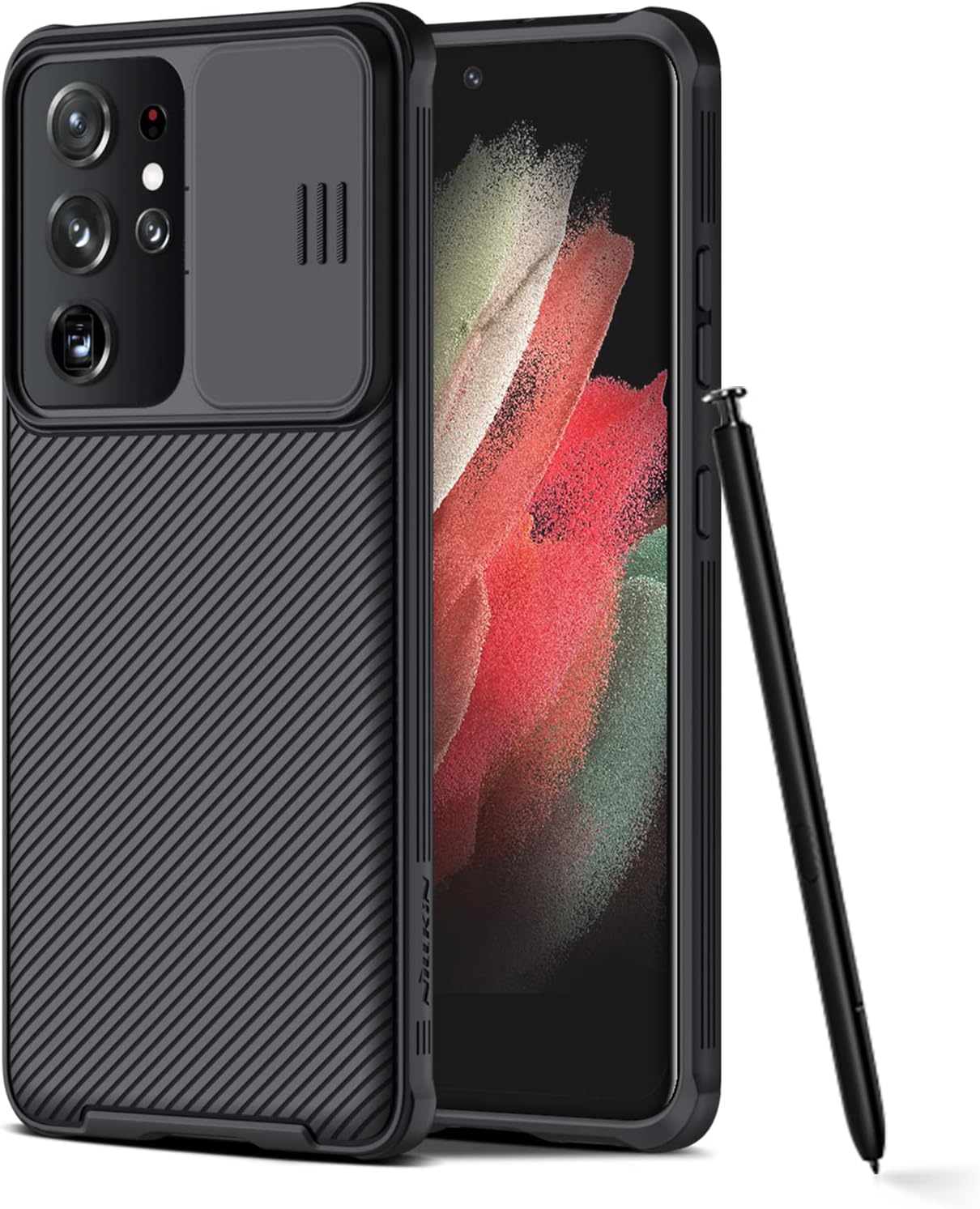 Nillkin Slide for Samsung Tab S7+/S6. TV, Computer (Polycarbonate_Black)