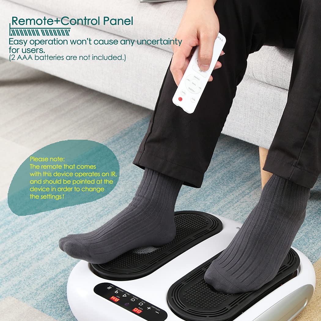 Amazon.com: Kanff Vibration Foot Massager Machine, Electric Vibrating Foot Leg Masssager with Rotating Acupressure & Remote for Circulation & Multi Relaxations, White : Health & Household Amazon.com: Kanff Vibration Foot Massager Machine, Electric Vibrating Foot Leg Masssager with Rotating Acupressure & Remote for Circulation & Multi Relaxations, White : Health & Household