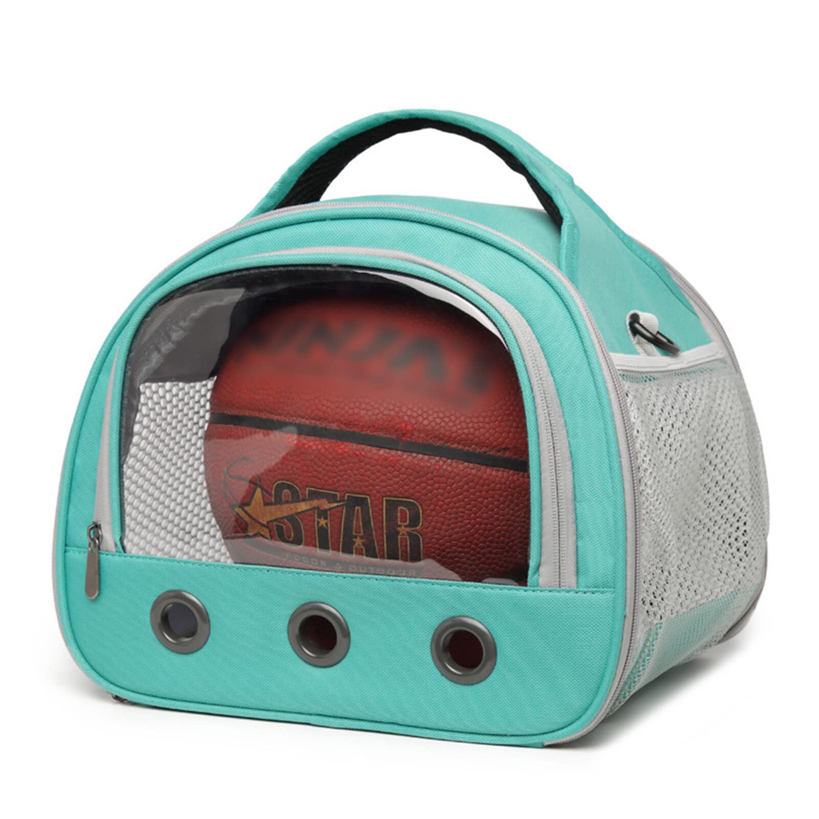 Bolsa para mascotas pequeñas, bolsa portátil para cobayas, bolsa transparente para el transporte de hámsteres, para pájaros, ratas, cobayas, ardillas