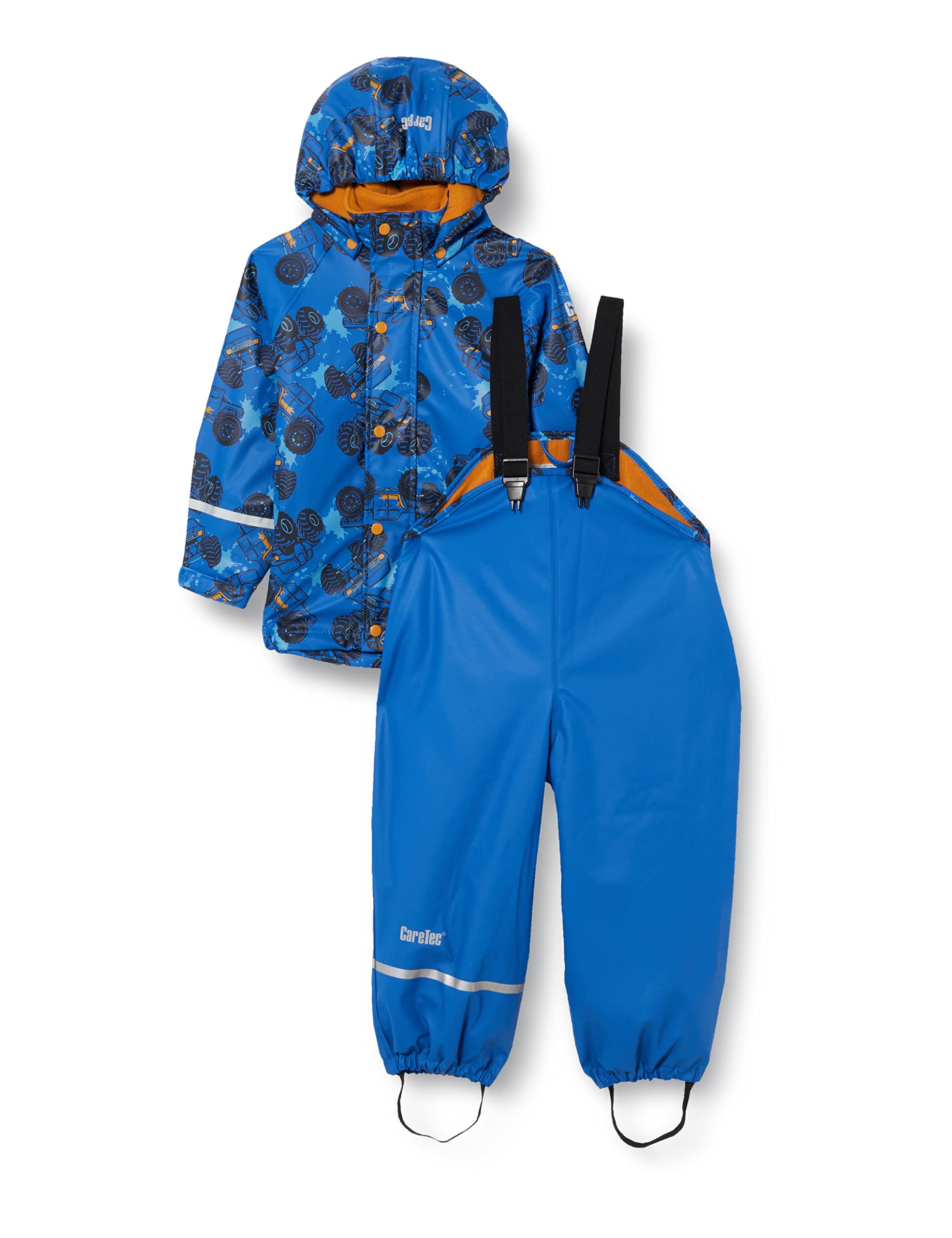 CareTec Unisex Kinder Rain Suit - Pu W. Fleece Regenmantel (1er Pack)