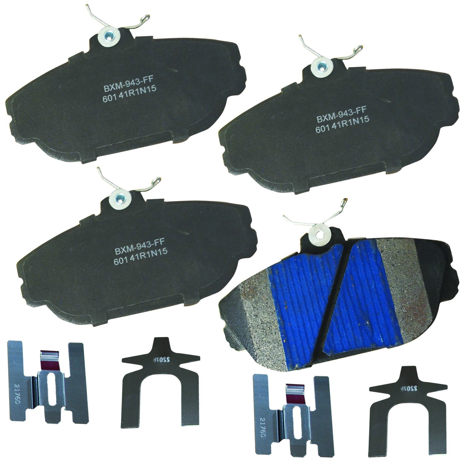 Bendix Premium SBM601 Semi-Metallic Front Brake Pads for Ford Sable 2000-1994, Taurus 2002-1994, Windstar 1998-1995, Lincoln Continental 1994-1993, Mercury Sable 2001-1994