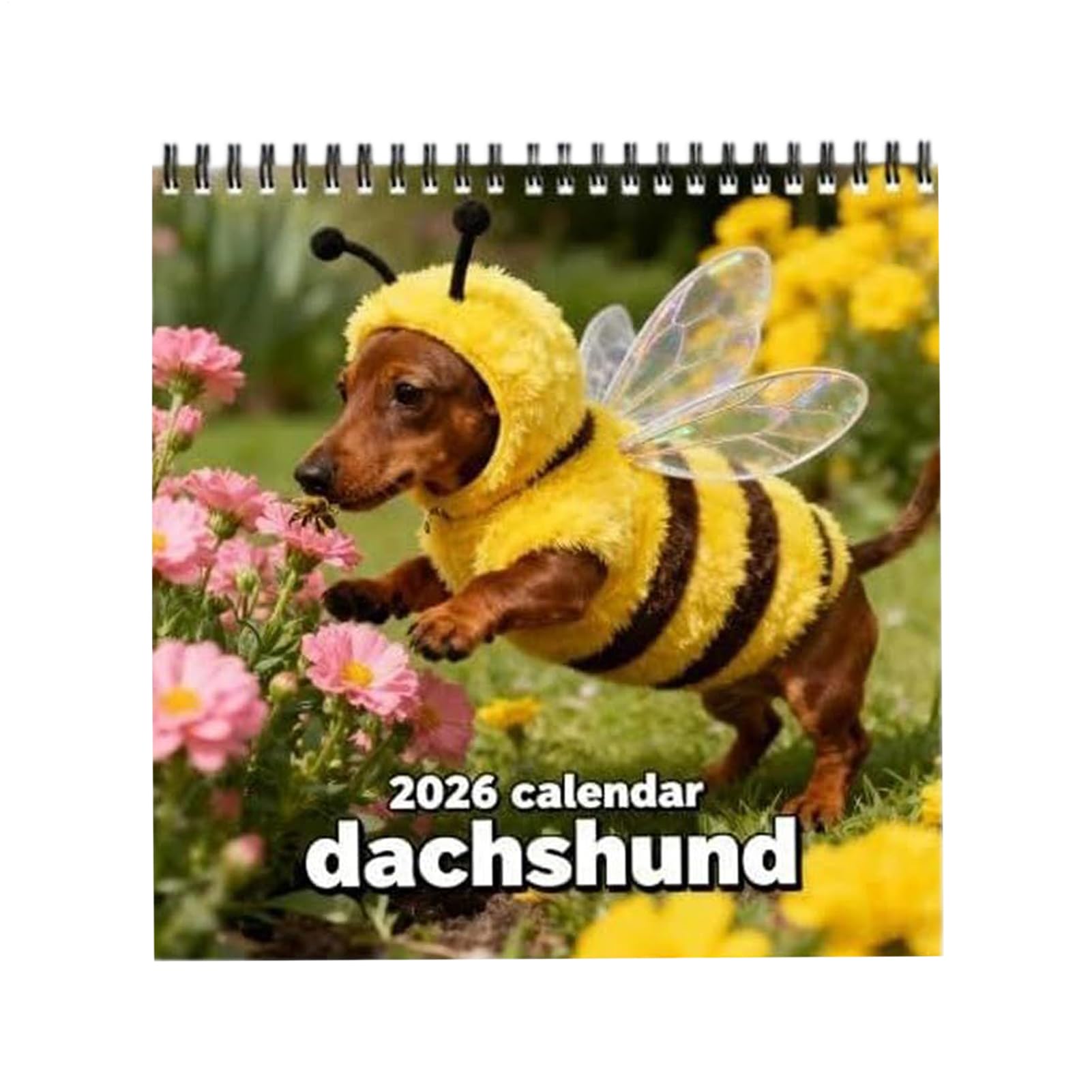Calendario De Pared 2026 Planificador y Organizador Mensual para Perros con | Planificador De Pared Para Fechas Vacaciones Decoración Hogar Oficina Escritorio Aula