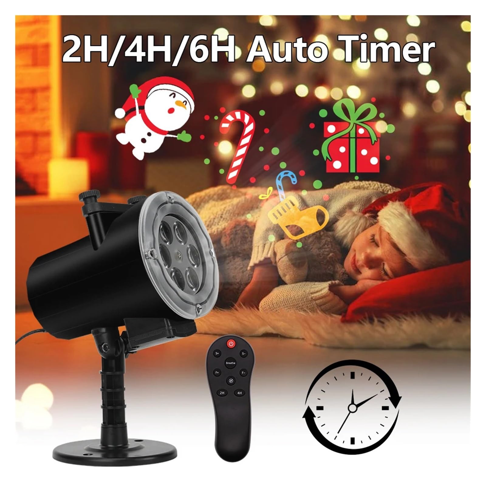Proiettore di Luce, proiettore olografico di Halloween, proiettore di luci Natalizie di Halloween con 16 Modelli LED Impermeabile per Esterni e Interni, Luce Festiva per Decorazioni per Fest