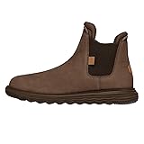 Hey Dude Men's Branson Boot Craft Leather 12 Brown