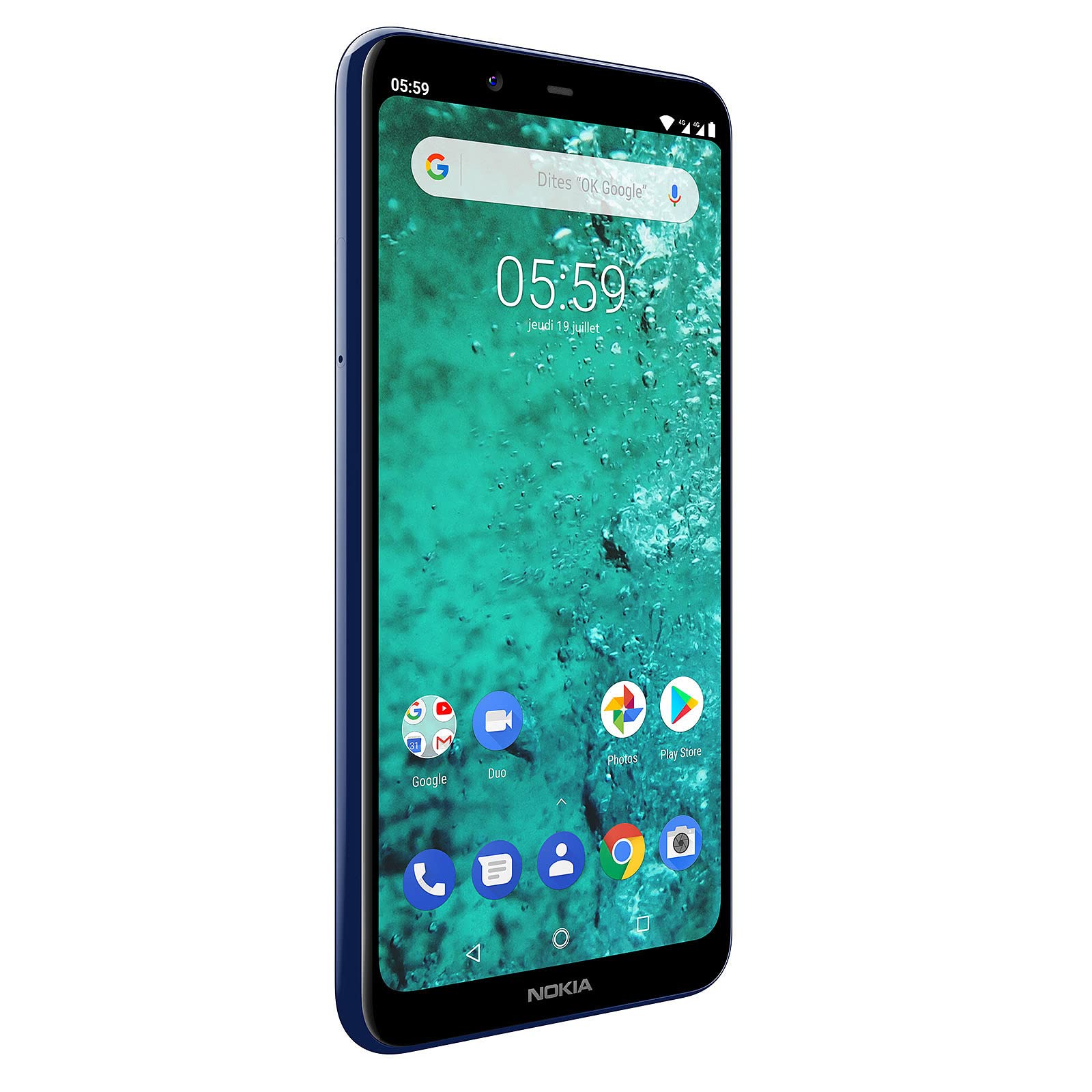 Nokia 5.1 Plus Dual SIM 32GB 3GB RAM TA-1075 Bleu SIM Free