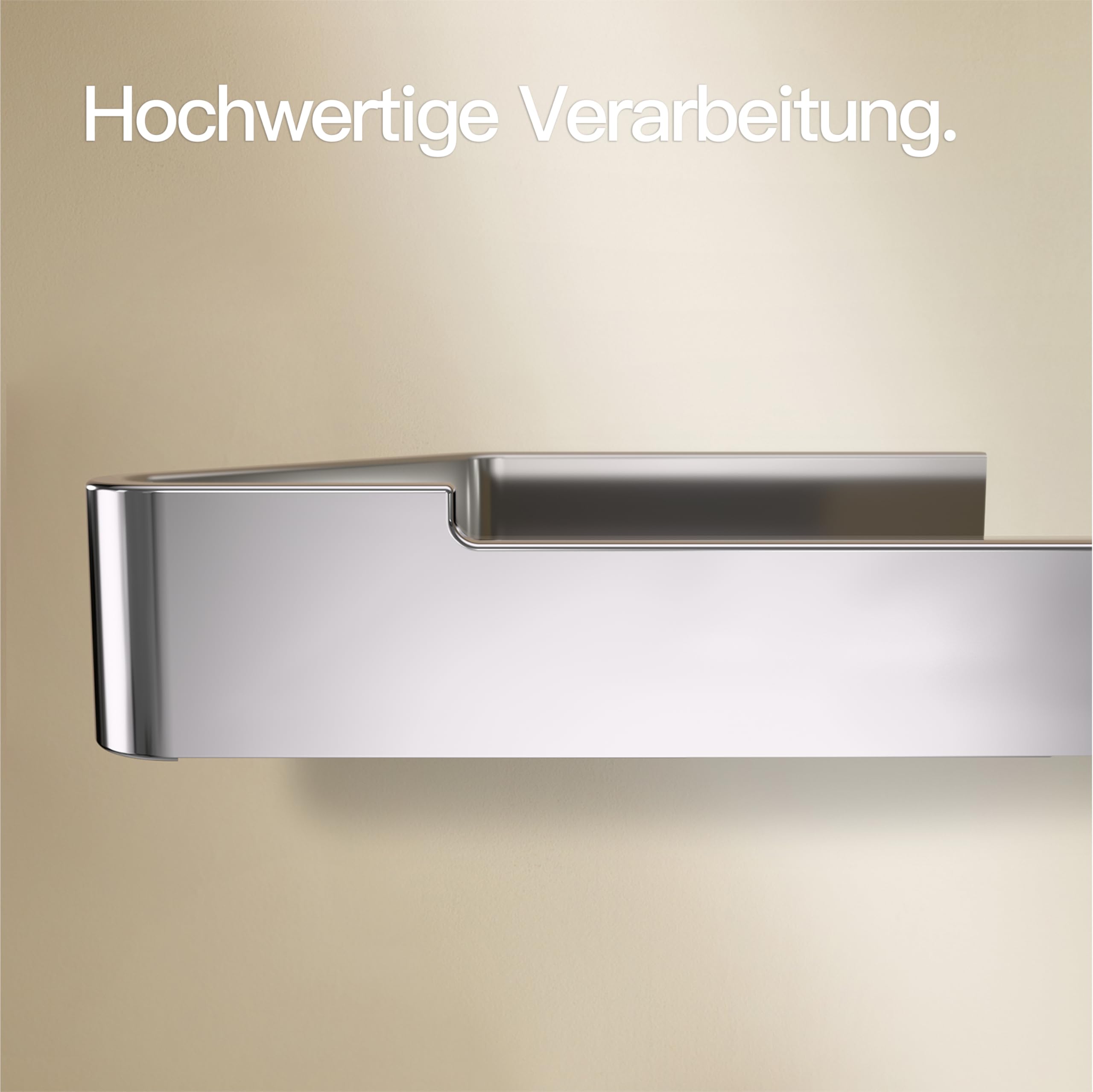 Hamburg Design Reserverolhouder zelfklevend, toiletpapierhouder zonder