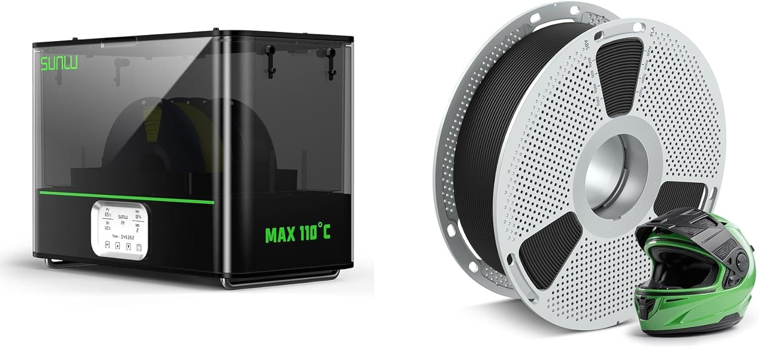 Filament Dryer E2 Black and PC-ABS Black 1KG