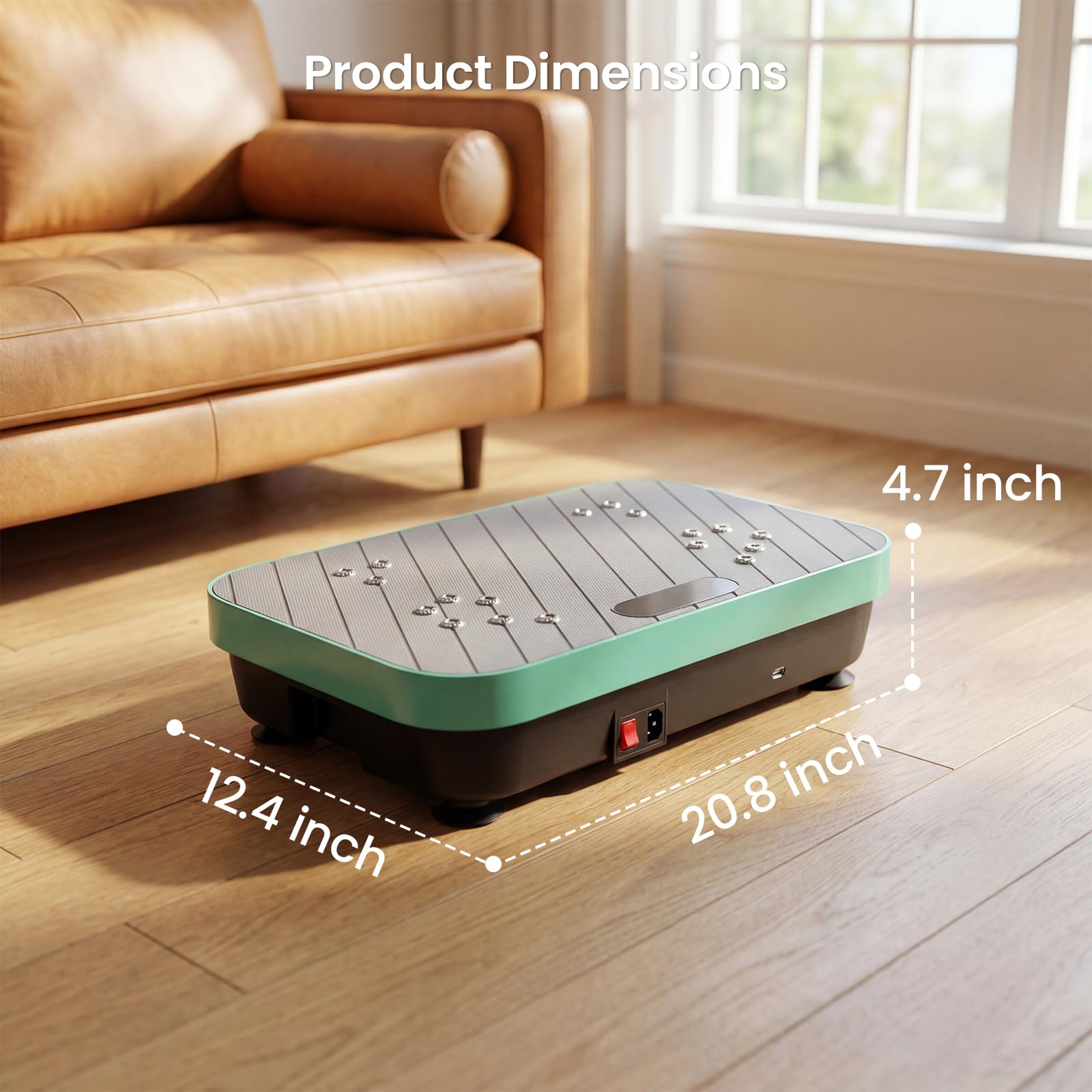 TISSCARE - Piastra vibrante per la perdita di peso e il drenaggio linfatico, piastra vibrante da 181,4 kg, piattaforma di allenamento per tutto il corpo, per il fitness a casa, idea regalo