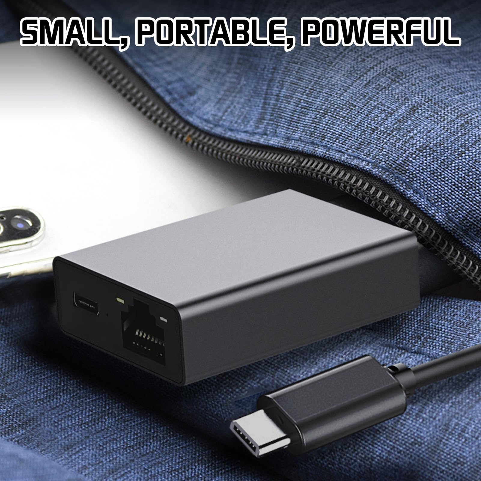 Wepai Micro USB auf Ethernet Adapter für Chromecast und TV Stick