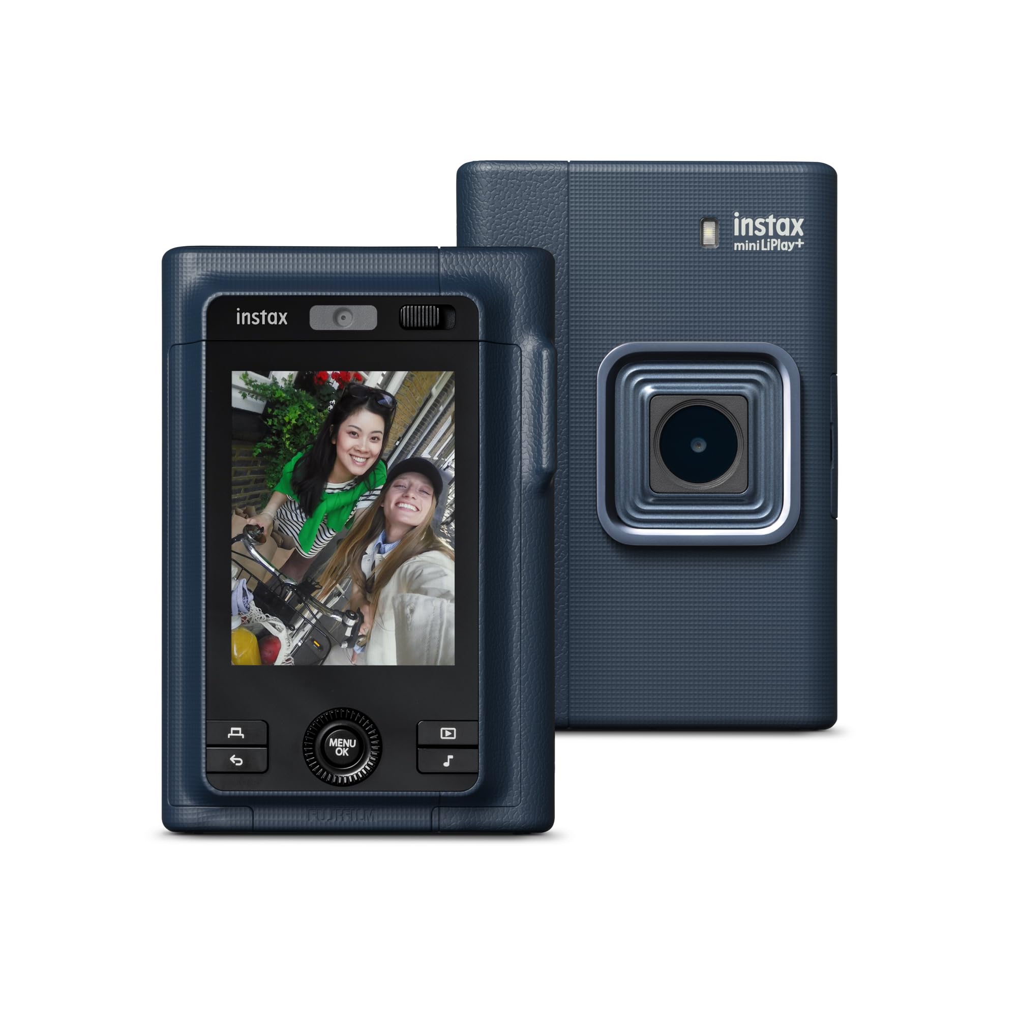 instax Mini Liplay+ Hybrydowy Cyfrowy Aparat Fotograficzny z Natychmiastowym Wywoływaniem Zdjęć i Drukarką Fotograficzną, z Tylnym Ekranem LCD o Wymiarach 6 x 4 cm, Funkcją Nagrywania Dźwięku
