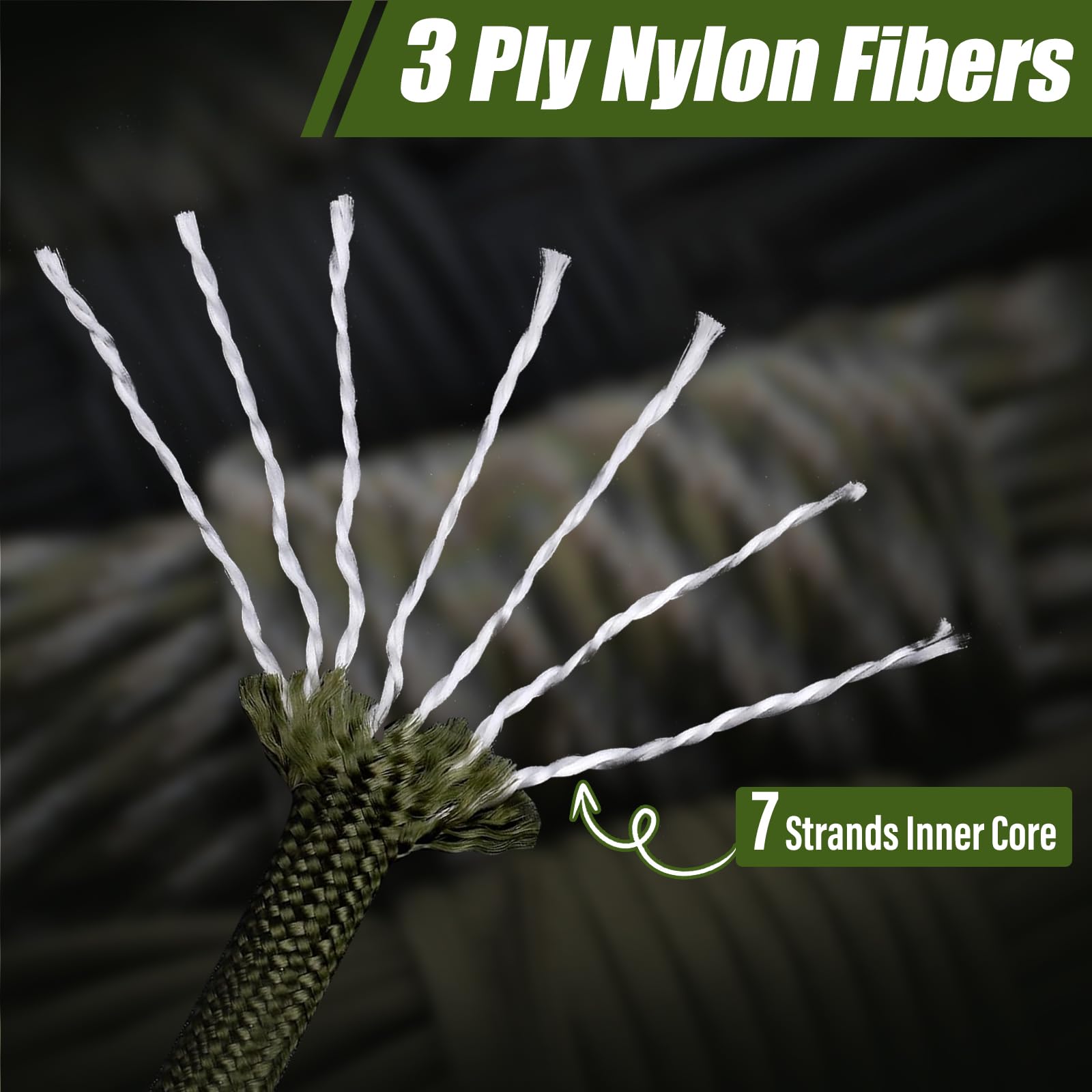 Paracord HOVIBU 4mm 7 Fili | Corda In Nylon Per Campeggio, Sopravvivenza E Artigianato, 10 Metri - Foto 11