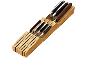 Bamboo Knife Holder without Knives: Essentials for Chefs