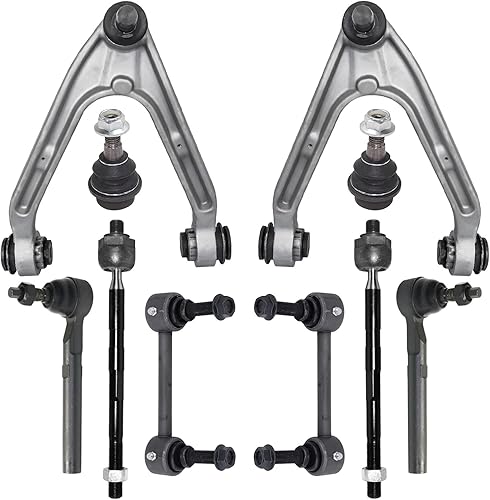 Miniatura 41 de Detroit Axle - Kit de suspensión frontal de 10 piezas para Chevy Trailblazer EXT GMC Envoy XL XUV Buick Rainier Isuzu Ascender Olds Bravada, brazos