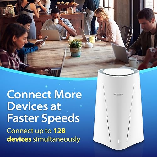 Miniatura 7 de Router WiFi 6 G530 5G NR AX3000 con ranura para tarjeta SIM, puerta de enlace celular, antenas optimizadas de alta ganancia, failover dual WAN,