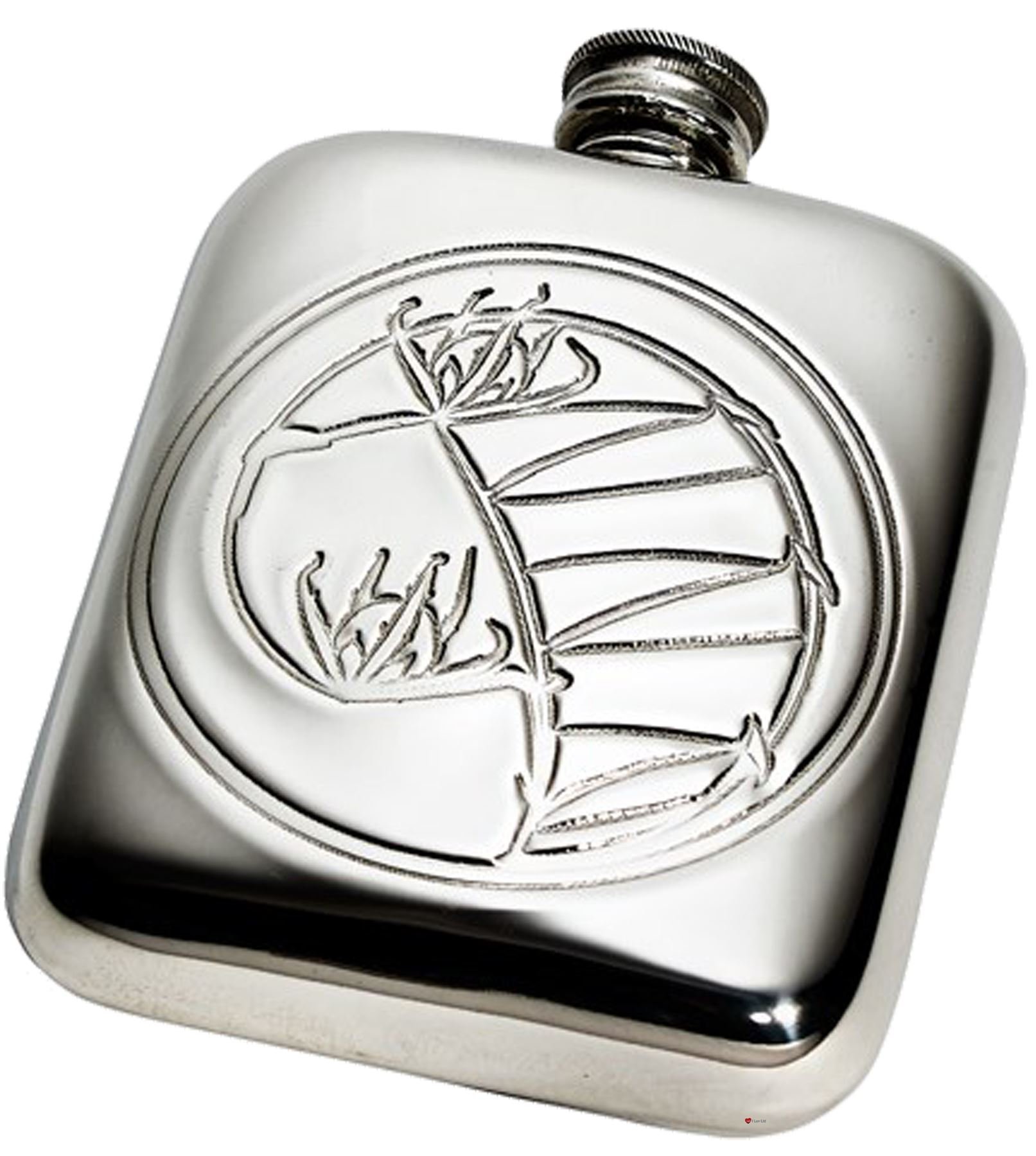 Flasque à whisky ronde anti-fuite 4oz pour petits sacs à main